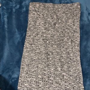 Black and white skirt